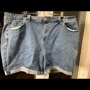 Denim shorts